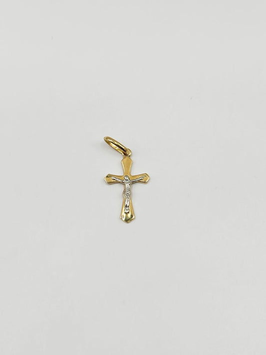 Cruz en 2 tonos 14 mm x 22 mm