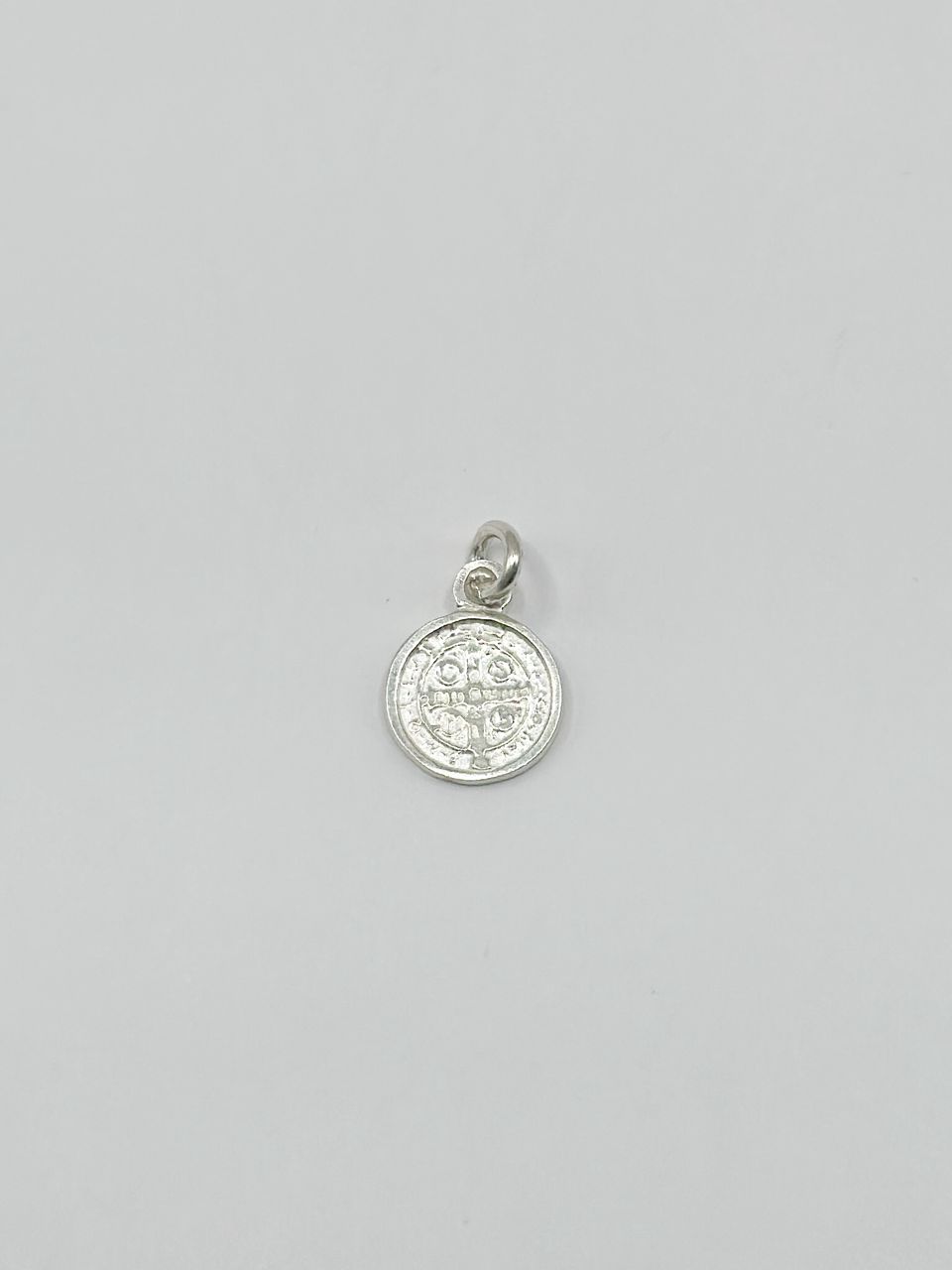 Medalla de San Benito de plata 9 mm