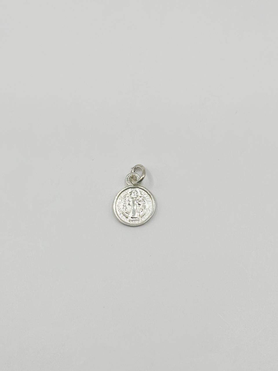 Medalla de San Benito de plata 9 mm